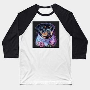 Radiant Rottweiler Puppy Baseball T-Shirt